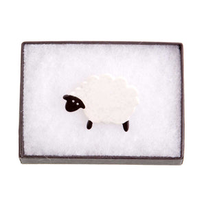 Dog Lover Gifts available at Dog Krazy Gifts – Ceramic Border Collie and Sheep Brooch Set by Mary Goldberg of Stockwell Ceramics, Just Part Of Our Collection Of Collie Dog Themed Gifts, Available At www.dogkrazygifts.co.uk