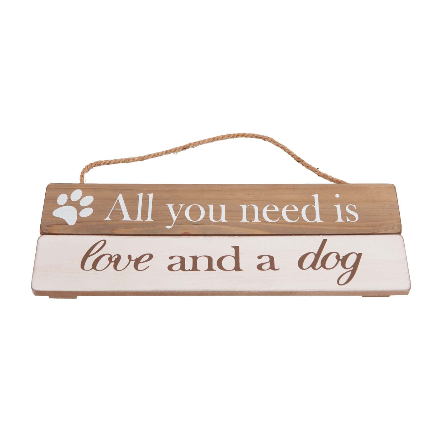 Dog Lover Gifts available at Dog Krazy Gifts – All You Need Is Love And A Dog Soft Wood Sign, Just Part Of Our Collection Of Signs Available At www.dogkrazygifts.co.uk