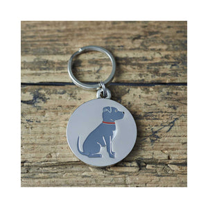 Dog Lover Gifts available at Dog Krazy Gifts - Bree the Staffordshire Bull Terrier cufflink and dog ID set - part of the Sweet William range available from www.DogKrazyGifts.co.uk 