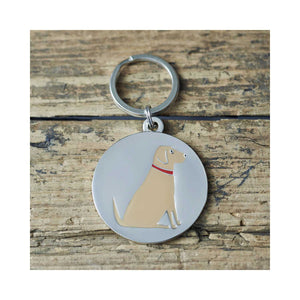 Dog Lover Gifts available at Dog Krazy Gifts - Daisy The Yellow Labrador Cufflink and Dog Tag Set - part of the Sweet William range available from DogKrazyGifts.co.uk