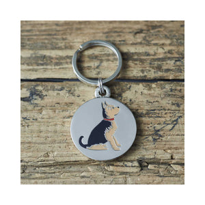 Dog Lover Gifts available at Dog Krazy Gifts - Ella The Yorkshire Terrier Cufflink and Dog Tag Set - part of the Sweet William range available from DogKrazyGifts.co.uk