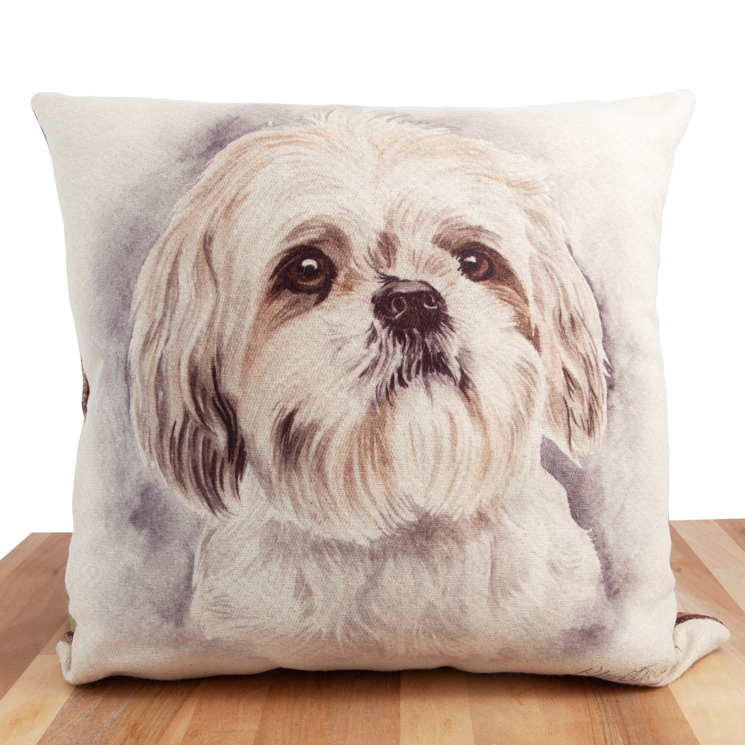 Dog Lover Gifts available at Dog Krazy Gifts. Shih Tzu Cushion, part of our Christine Varley collection – available at www.dogkrazygifts.co.uk