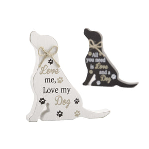 Dog Lover Gifts available at Dog Krazy Gifts – Labrador Standing Dog Sign, Love me Love my Dog, Just Part Of Our Collection Of Signs Available At www.dogkrazygifts.co.uk