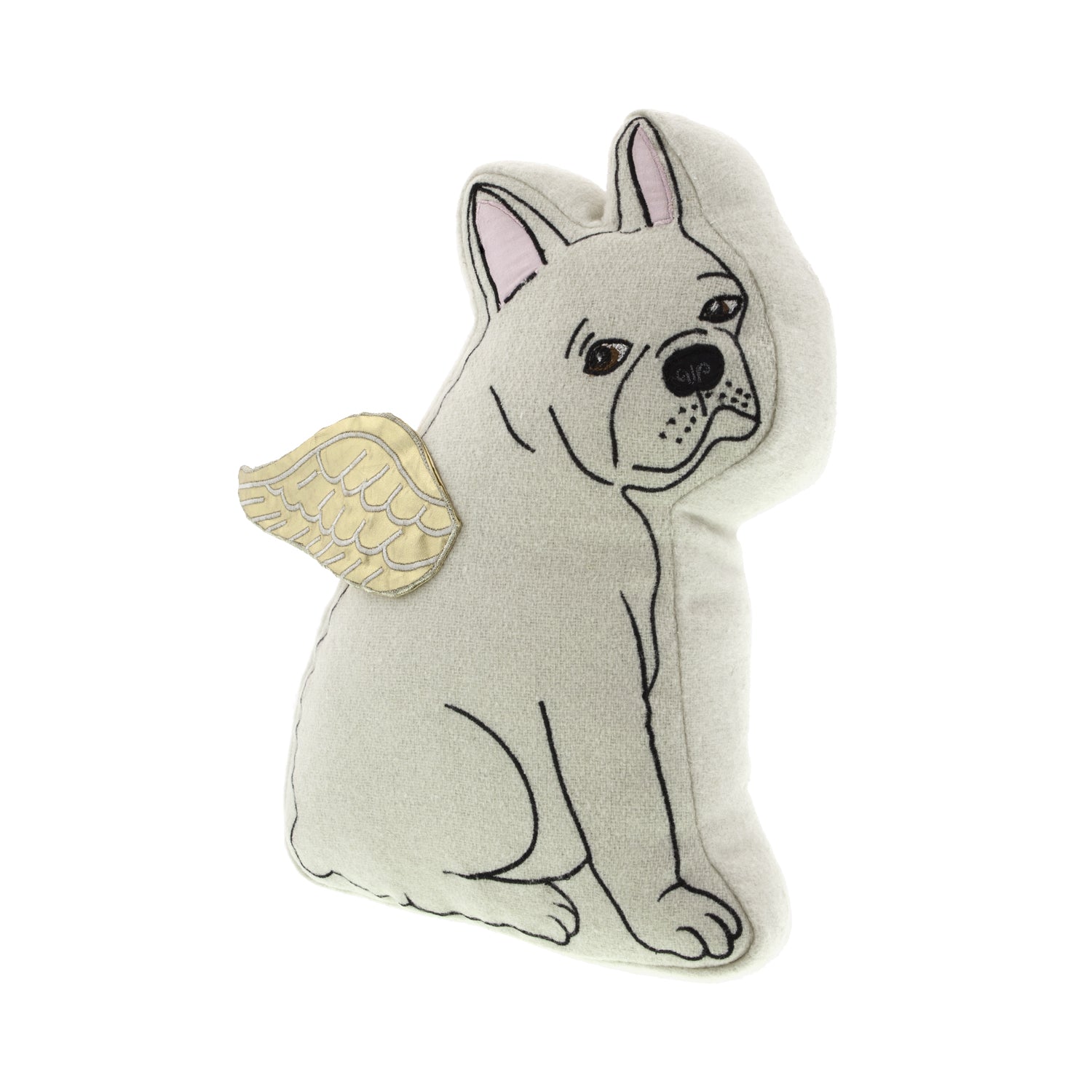 Dog Lover Gifts available at Dog Krazy Gifts – Cream French Bulldog Cushion – Gorgeously detailed and handcrafted luxury cushions part of the French Bulldog Range available from Dog Krazy Gifts