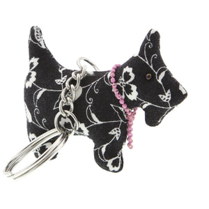 DogKrazy.Gifts –Black and White Scottie Dog Keyring –Extremely cute comes in six colourways, and makes a great gift for a Scottie Dog (or Westie) fan. Part of the range of Scottie Dog and Westie  gifts available from Dog Krazy Gifts