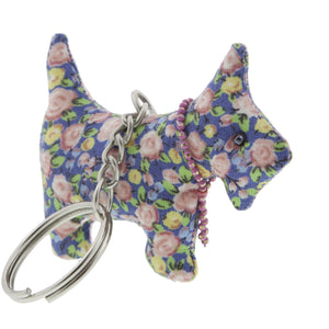 DogKrazy.Gifts –Blue Rose Scottie Dog Keyring –Extremely cute comes in six colourways, and makes a great gift for a Scottie Dog (or Westie) fan. Part of the range of Scottie Dog and Westie  gifts available from Dog Krazy Gifts