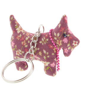 DogKrazy.Gifts –Dusky Pink Scottie Dog Keyring –Extremely cute comes in six colourways, and makes a great gift for a Scottie Dog (or Westie) fan. Part of the range of Scottie Dog and Westie  gifts available from Dog Krazy Gifts