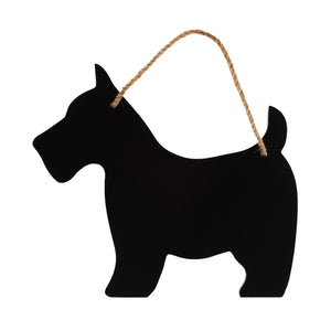 DogKrazy.Gifts –Scottie Dog Chalk Board or Blackboard of a Scottish Highland Terrier perfect in the Kitchen or Children’s Bedroom available at Dog Krazy Gifts