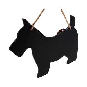 DogKrazy.Gifts –Scottie Dog Chalk Board or Blackboard of a Scottish Highland Terrier perfect in the Kitchen or Children’s Bedroom available at Dog Krazy Gifts